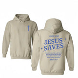 Christian T-Shirt/Hoodie Jesus Saves T-Shirt/Hoodie, Unisex T-Shirt for men and women, Vintage Sport Pullover