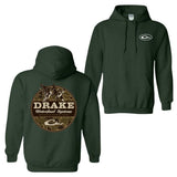 Drake Waterfowl 2 Sides Camo Hunting Hoodie and T-shirt, Classic Cotton Menswear Top