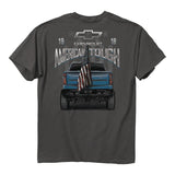 Chevrolet - Silverado 1500 American Tough T-shirt, Stylish Yet Casual Outfits, Gender-neutral Clothing Essentials, Menswear Top Cotton Classic