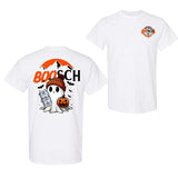 Boosch Light Cute Boo Ghost Halloween 2 Sided Unisex T-shirt Sweatshirt Hoodie for Men and Women, Halloween Cute Ghost Trendy Hoodie Casual Classic