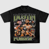 DUSTIN POIRIER TEE, Boxing T-shirt, Boxer Tee, Sports Shirt, Athletic Tee, Workout T-shirt, Gift for Him Hoodie Sweatshirt Menswear Streetwear