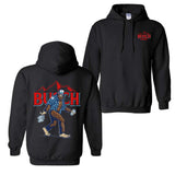 Bigfoot Busch Light Double Sided Hoodie and T-shirt, Unisex Hoodie For Man and Women