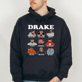 DR4KE Top Songs Sticker Logo Funny Music Shirt