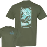 Busch Light -Beer- Busch Light Fishing 2 sided Tshirt, Casual Graphic Round Neck T-shirt for Summer, Fashion Top for Daily Wear, T shirt For Men And Women