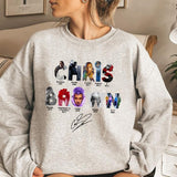 Chr1s Br0wn Words  Best Albums Music Shirt