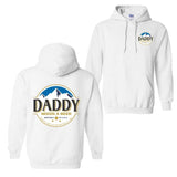 Athletic Daddy Pappy Needs Beer Logo Busch Cotton Hoodie And T-shirt, Father's Day Dad Papa Shirt, Busch Light Merch, Gift For Dad