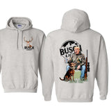 Busch Light, Hunter's Busch Light Hoodie, Sweatshirt, T-shirt - Hunter with Dog, and Classic Beer Graphic, Outdoor Funny, Unisex for Men and For Women