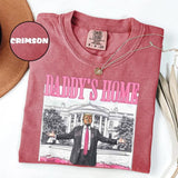 Daddyâ€™s Home & White House 2025 Shir - Funny & Patriotic Design, Trump Edition Shirt, The Shirt Every Patriot Needs