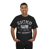 Black Tee Art Academy Casual Classic Cotton Menswear Retro Shirt Top Vintage Comfy Day Graphic Smooth T-Shirt Underwear Tshirt Streetwear Man Shortsleeve Crewneck