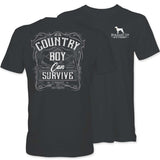 Country Boy T-Shirt - Youthful & Vibrant - Every Size Available Streetwear,