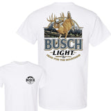 Busch Light, Limited Busch Light Deer Label Double Side Shirt, For Men, For Women, Cotton, Casual