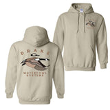 Drake Waterfowl Systems Hoodie - Classic Black Pullover with Bold Duck Design, Cozy Unisex Sweatshirt for Waterfowl and Outdoor Enthusiasts