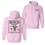 Dark 2-Sided Busch Light Hunting Camo Duck Hoodie, Unisex Hoodie, Many Color Printed Shirt, For Men and Women, Cotton Menswear Hoodie, Hoodie Tops
