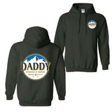 Athletic Daddy Pappy Needs Beer Logo Busch Cotton Hoodie And T-shirt, Father's Day Dad Papa Shirt, Busch Light Merch, Gift For Dad