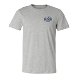 BUSCH LIGHT PEACH FRONT AND PRINT T-SHIRT, COTTON T-SHIRT, UNISEX T-SHIRT, VINTAGE T-SHIRT