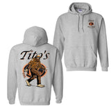 Bigfoot Tito's Vodka Hoodie and T-shirt, 2 Sided Graphic Printed Unisex Classic Cotton Hoodie for Men for Women, Menswear Tops