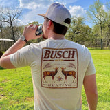 BUSCH LIGHT, BEER, BUSCH BEER HUNTING DEER T-SHIRT, For Men, For Women,  Casual Graphic Round Neck T-shirt for Summer, Fashion Men's Top for Daily Wear