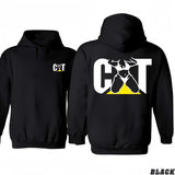 CAT With Woman 2 Side Hoodie Unisex Classic Fabric T-shirt/Hoodie, Vintage for Men and Women, Unisex Vintage Crewneck