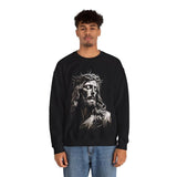 Christ Is King Vintage Heavy Blendâ„¢ Sweater Christian Streetwear Sweatshirt Cotton Crewneck Menswear