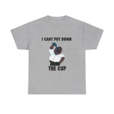 Cant Put Down The Cup T-shirt - Peter Griffin-  Funny Shirt, Meme Shirt, Trendy shirt, Family Guy Cotton Classic Menswear Tee