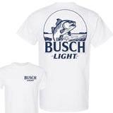 Busch Light T-Shirt, Busch Light, Beer Tee - Busch Light Wildlife 2-sided T-shirt, Casual Graphic Round Neck T-shirt for Summer, Fashion Top for Daily Wear,  For Men, For Women