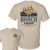 Busch Light, Limited Busch Light Deer Label Double Side Shirt, For Men, For Women, Cotton, Casual