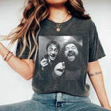 420 Joint from Harry and Hagrid Unisex Gildan Cotton T Shirt - Humorous Hogwarts Print Graphic Tee, Wizarding Fan Funny 90s Vintage Meme
