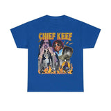 Chief Keef Graphic Tee Print Short Sleeve T-Shirt Streetwear Casual