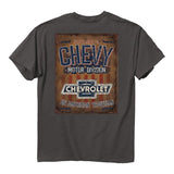 Chevrolet Wandbord 'American Tradition T-shirt, Dynamic Prints, Fit For All, His And Hers Fashion, Color Choices For You, Classic Cotton, Menswear Top