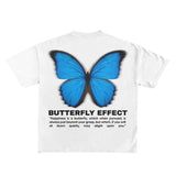 Butterfly Effect Print Short Sleeve T-Shirt Womenswear Top Love Underwear Lady Streetwear Tshirt Summer Casual Crewneck halloween shirt