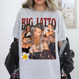 90s Style Concert Music Shirt - Retro Concert Music Shirt Fabric Fit Oversized Top