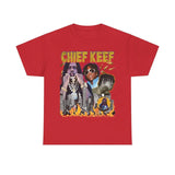 Chief Keef Graphic Tee Print Short Sleeve T-Shirt Streetwear Casual