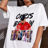 Chr1s Br0wn Shirt, Retro 90s Chr1s Breezy Shirt