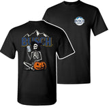 Busch Light Beer, Busch Light Halloween Skeleton Pumpkin 2 Sides T-Shirt, Busch Light Halloween Shirt, Halloween Shirt, For Men, For Women, Halloween Cute