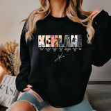 Albums In Words Name K Shirt, Retro K Shirt For Fans