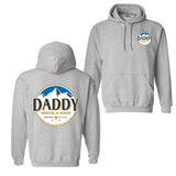 Athletic Daddy Pappy Needs Beer Logo Busch Cotton Hoodie And T-shirt, Father's Day Dad Papa Shirt, Busch Light Merch, Gift For Dad