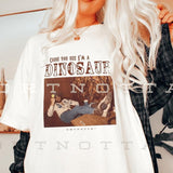 Dinosaur Hank Williams Jr. Bocephus  Western Southern Retro Boho Hippie Shirt Classic Outlaw Country Music Oversized Graphic, Clothing