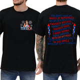 Casual, 2-sided Joe Dirt Merica July 4th Shirt Funny Joe, Full Color, For Men ,Gift For men, Casual.