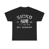 Black Tee Art Academy Casual Classic Cotton Menswear Retro Shirt Top Vintage Comfy Day Graphic Smooth T-Shirt Underwear Tshirt Streetwear Man Shortsleeve Crewneck