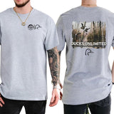 Casual, 2-sided Busch Light Ducks Unlimited T-shirt, Full Color, For Men ,Gift For men, Casual.