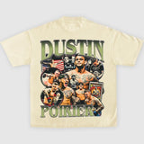 DUSTIN POIRIER TEE, Boxing T-shirt, Boxer Tee, Sports Shirt, Athletic Tee, Workout T-shirt, Gift for Him Hoodie Sweatshirt Menswear Streetwear