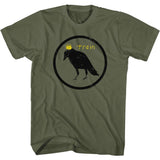 Train Crow & Crown In Circle T-Shirt