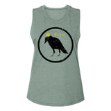 Train Crow & Crown In Circle Womens Slub T-Shirt