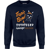 Tropic Bowl - Rochester, MN - Vintage Bowling Alley - Unisex Sweatshirt