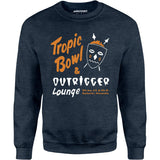 Tropic Bowl - Rochester, MN - Vintage Bowling Alley - Unisex Sweatshirt