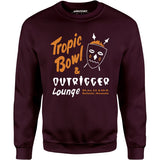Tropic Bowl - Rochester, MN - Vintage Bowling Alley - Unisex Sweatshirt
