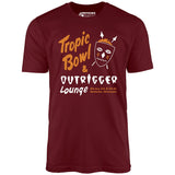 Tropic Bowl - Rochester, MN - Vintage Bowling Alley - Unisex T-Shirt
