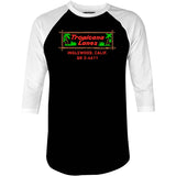 Tropicana Lanes - Inglewood, CA - Vintage Bowling Alley - 3/4 Sleeve Raglan T-Shirt