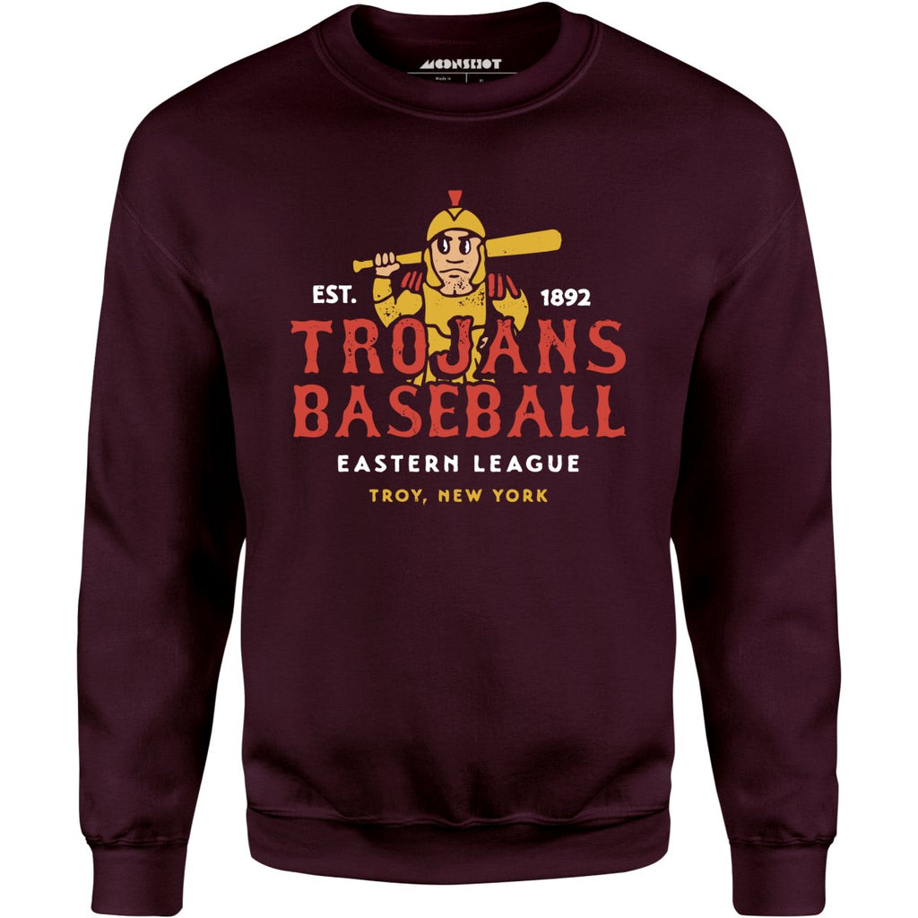 Troy Trojans - New York - Vintage Defunct Baseball Teams - Unisex Sweatshirt