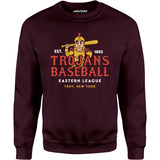 Troy Trojans - New York - Vintage Defunct Baseball Teams - Unisex Sweatshirt